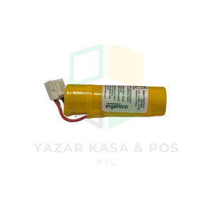 ingenico uyumlu Şarjlı li ion batarya – 3.7v 2200mah kablolu yedek pil