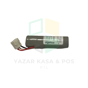 ingenico uyumlu Şarjlı li ion batarya – 3.7v 2200mah kablolu yedek pil