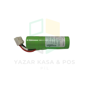 ingenico uyumlu Şarjlı li ion batarya – 3.7v 2200mah kablolu yedek pil